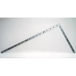 Shinwa Rules Stainless Steel Curved Scale Flat Silver 25.4 mm (1 Inch) Measurement Range, 68535756-47