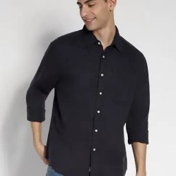 American Eagle Black Regular Fit Shirt-image-81
