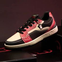 The Souled Store Men's Beige & Red Sneakers-image-43