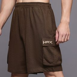 HRX by Hrithik Roshan Men Cargo Style Training Shorts-image-35