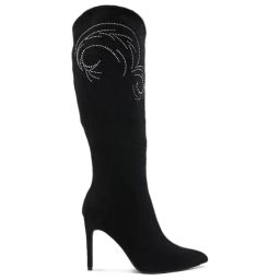 London Rag Women's Black Stiletto Booties-image-83