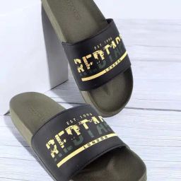 Red Tape Men's Black Slides-image-39