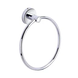 Clinton Stainless Steel Round Towel Ring Wall Mount for Bathroom (Pack of 4)-image-95