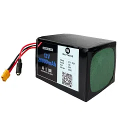 WATTNINE QC1461 20000 mAh 12 V Rechargeable Lithium Ion (NMC) Battery Black-24
