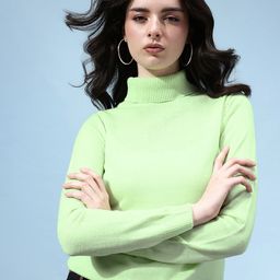 glitchez Turtle Neck Regular Fit Pullover-picture-21