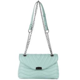 Lino Perros Green Quilted Medium Sling Handbag-image-81