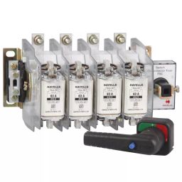 Havells 4 Pole 250 A Switch Disconnector Fuse without Bolted Type Fuse, IHFSFO4250-38