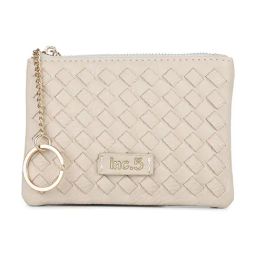 Inc.5 Beige Woven Medium Wallet image 4