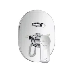Parryware 3-Inlet Diverter Upper Trim Pluto Series Silver Stainless Steel Chrome Finish, G3884A1-image-36