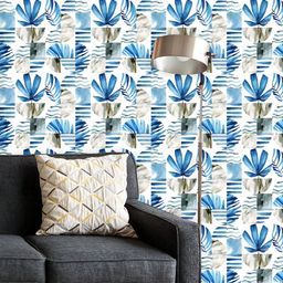 ArtzFolio Printed UV-Resistant Anti-Bacterial Abstract Tropical LeavesPeel & Stick Wallpaper-image-39
