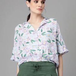 Global Republic Multicolor Floral Print Top-picture-45