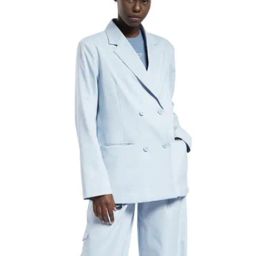 Reebok Blue Loose Fit Blazer-image-26