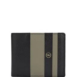 Da Milano Men Striped Leather Two Fold Wallet-57