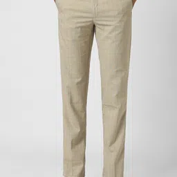 Van Heusen Men Mid-Rise Checked Slim Fit Trousers-image-97