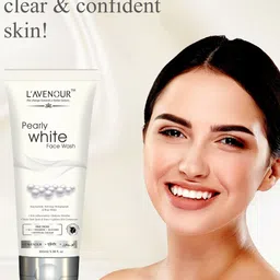 L'AVENOUR Set Of 3 Pearly White Face Wash With Niacinamide - 100 ml Each image 3