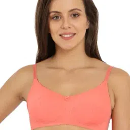Jockey Blush Pink Non Wired Non Padded T-Shirt Bra - 1615-image-98