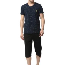 Vimal Jonney Multi Cotton Regular Fit Printed Nightwear Set-image-50