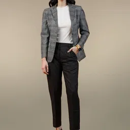 Talethread Printed Single-Breasted Casual Blazer-picture-18