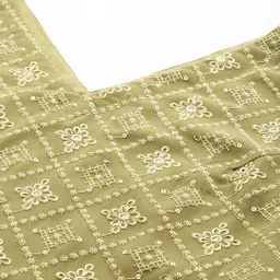 Libas Women Ethnic Motifs Embroidered Regular Sequinned Kurta with Trousers & With Dupatta image 2