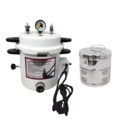 Florix Nation Pressure Cooker Type Autoclave 10 L Epoxy Finish with Dressing Drum, SP988-image-95
