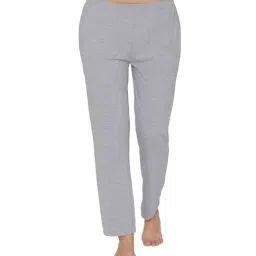 Clovia Grey Textured Pyjamas-image-26