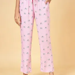 Dreamz by Pantaloons Lilac Printed Pyjamas-image-74