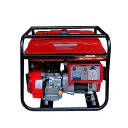 HPM Petrol 12 Amp Recoil & Self Start Portable Generator with In-Build Battery 3.2 kVA, GE-3500RS-34