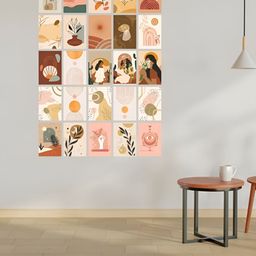 CVANU Multicoloured 6 and more Piece Paper Wall Core-picture-11