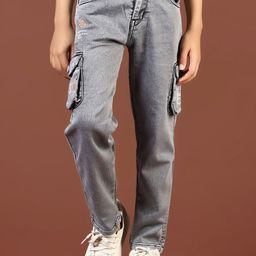 V-Mart Boys Cotton Regular Fit Mid-Rise Light Fade Jeans-picture-20