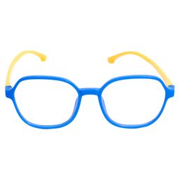 Spiky Silica Gel Oval Blue Block Frame - Blue-image-77