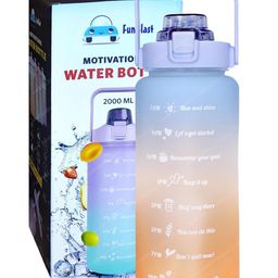 FunBlast Motivational Water Bottle with Time Marker  Multicolor-21