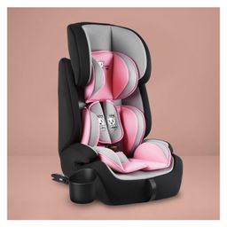 Lifelong Isofix Baby Seat Car with Cup Holder & Adjustable Headrest - Pink & Grey-image-90