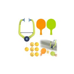 NEGOCIO Indoor Hanging Table Tennis Parent Child Interaction Toy for Door Frame Kids Hanging Balls Exerciser Portable Ping Pong Ball Set with Paddle, Indoor Games, Parent Child Interaction Toy - PACK OF 1 - COLOR MAY VARY-22