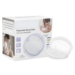 Cozy Vibes 24 Count Disposable Nursing Pads, 100% Natural Materials and 100% Biodegradable Breast Pads-Pack of 1-Color May Vary-97