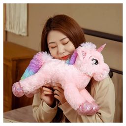 Tickles Unicorn Soft Stuffed Plush Animal Toy for Kids Boys & Girls (Length 40 cm Color: Pink)-42