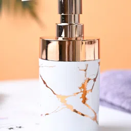 Voncasa Marble Soap Dispenser - White - 280 ml-picture-48