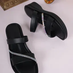 SAPATOS Striped Wedge Sandals-45