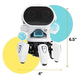 VGRASSP Bot Robot Pioneer Colorful Lights and Music All Direction Movement Dancing Robot Toys for Boys and Girls (Color as per stock) image 3
