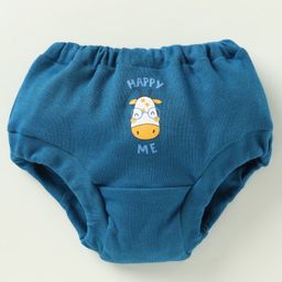 Simply Sinker Knit Bloomers With Animal & Text Print Pack Of 3 - Red Green & Blue image 4