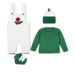 Muskan Multicoloured Self Design Pure Wool Clothing Set-image-63