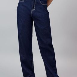Kotty Women Wide Leg High-Rise Stretchable Jeans-image-67