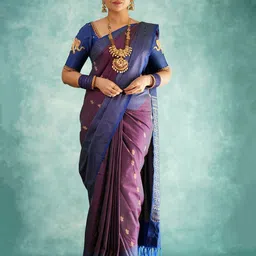 SWEETPEL Woven Design Zari Banarasi Saree-picture-26