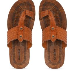 Goodfeet Men Tan Sandals-image-45
