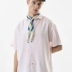 Snitch Striped Oversized Casual Shirt-image-80