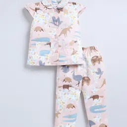 NAUTI KIDZ Girls Printed Night suit-picture-6