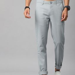 Roadster Men Grey Chinos Trousers-image-50