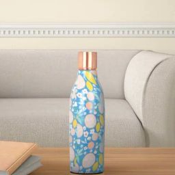 Living Scapes by Pantaloons Blue Copper Bottle (0.75 L)-picture-45