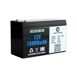 WATTNINE QC1295 10000 mAh 12 V Rechargeable Lithium Ion (NMC) Battery Black-picture-26