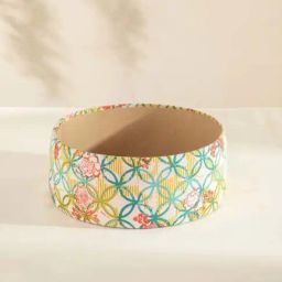 Freedom Tree Assorted Handcrafted Multicolored Round Fabric Storage Box image 3