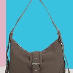 Mochi Khaki Medium Hobo Bag-18